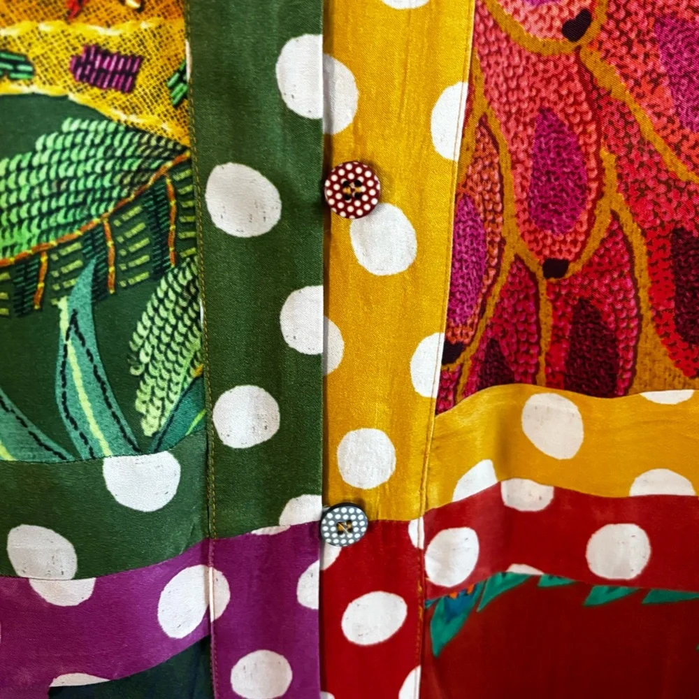 FARM Rio Colorful Jungle Print Long Sleeve Dress - Picture 9 of 15